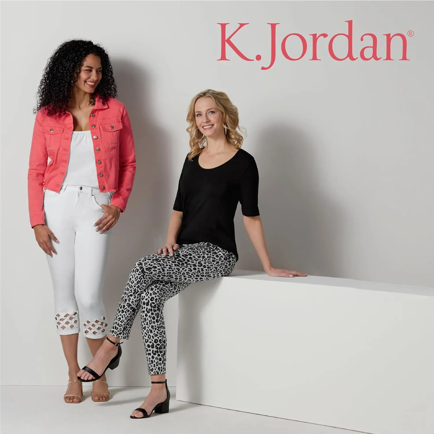 K. Jordan Womens Stretch Denim Colored Jean Jacket