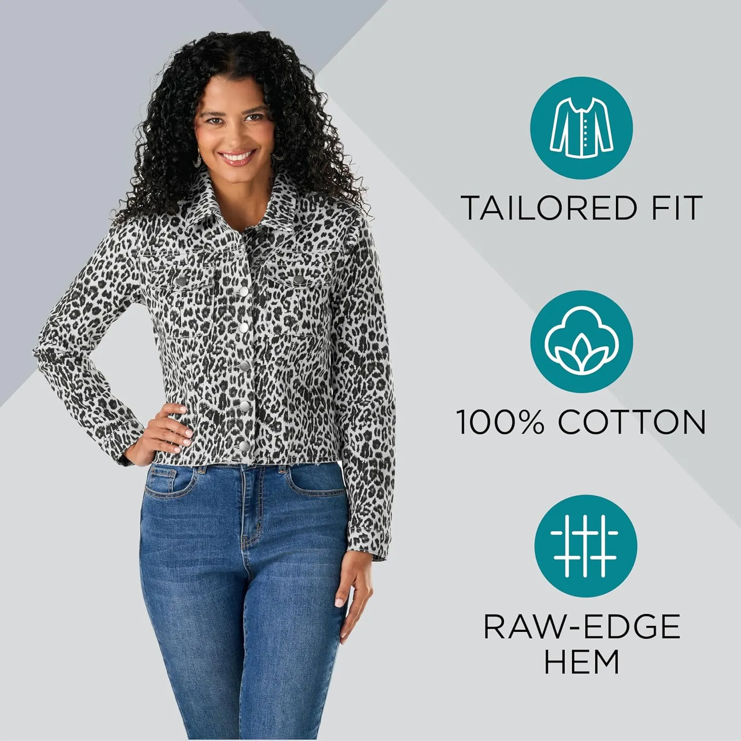 K. Jordan Womens Stretch Denim Colored Jean Jacket