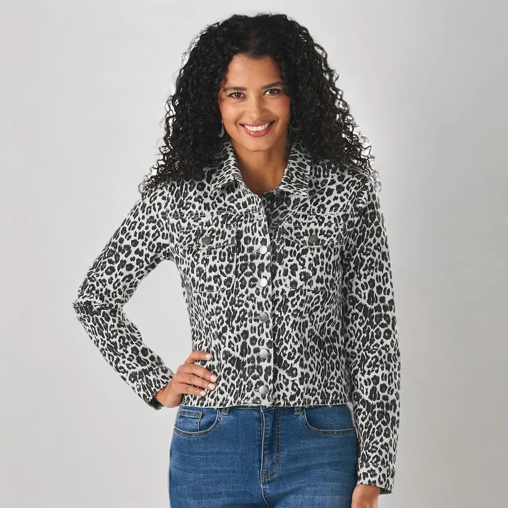 K. Jordan Womens Stretch Denim Colored Jean Jacket
