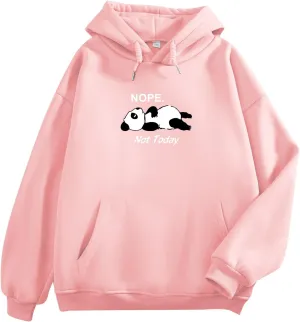KEEVICI Womens Cute Hoodies Sweatshirts for Teen Girls Panda Graphic Kawaii Hoodie Preppy Aesthetic Pullover