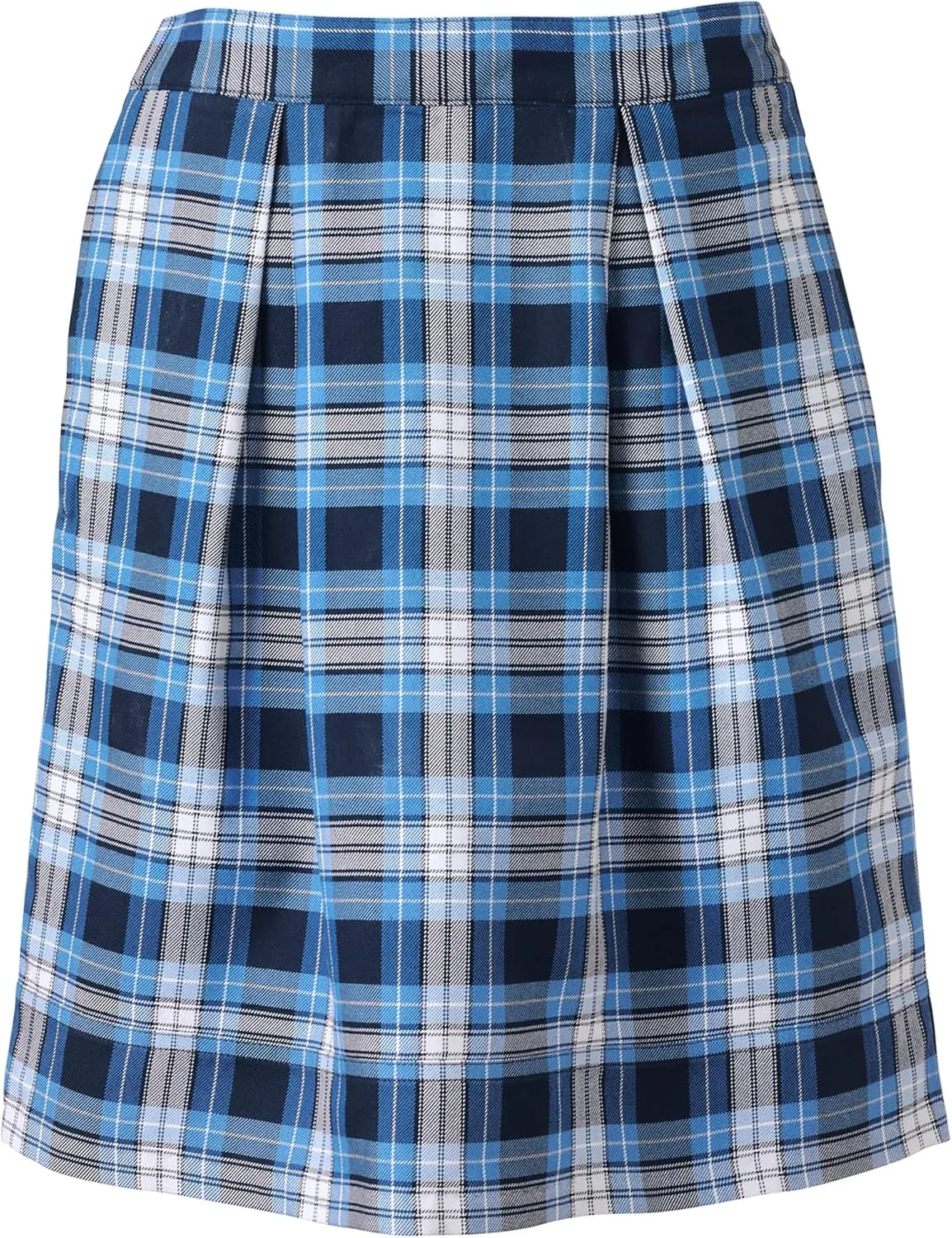 Lands' End School Uniform Women's Plaid Pleated Skort Top of Knee