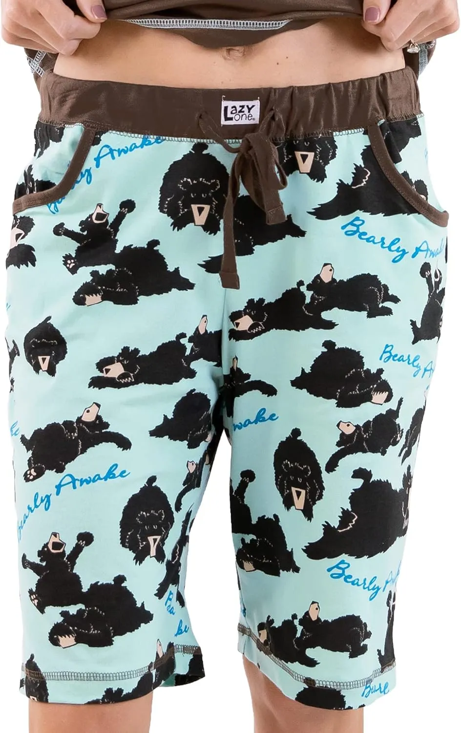 Lazy One Animal Pajamas for Women, Cute Pajama Shorts and Top Separates
