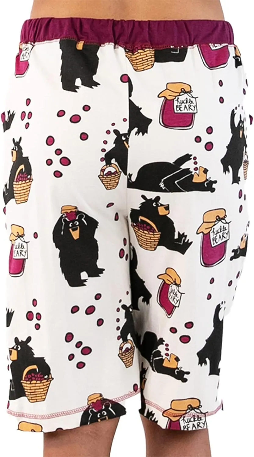 Lazy One Animal Pajamas for Women, Cute Pajama Shorts and Top Separates