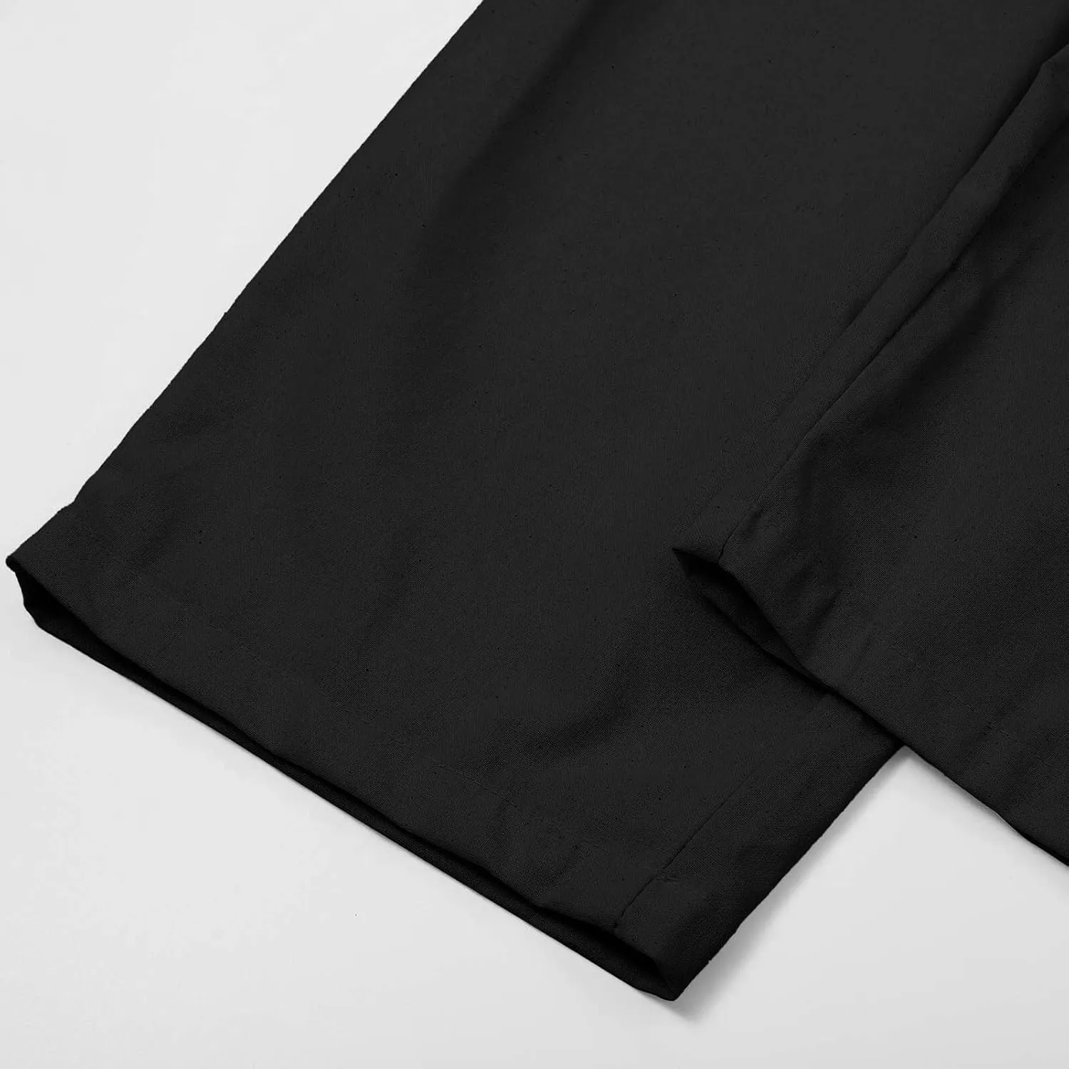 Linen Pants for Women 2025 Summer Casual Straight Loose High Waisted Drawstring Elastic Pant Daily Beach Trouser