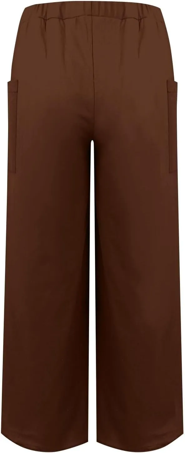 Linen Pants Women Wide Leg Summer Linen Pants Leg Drawstring Elastic High Waist Pant Linen Blend Pants Linen Outfit