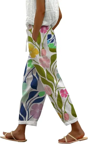 Linen Trousers for Women Womens Linen Pants Linen Blend Pants