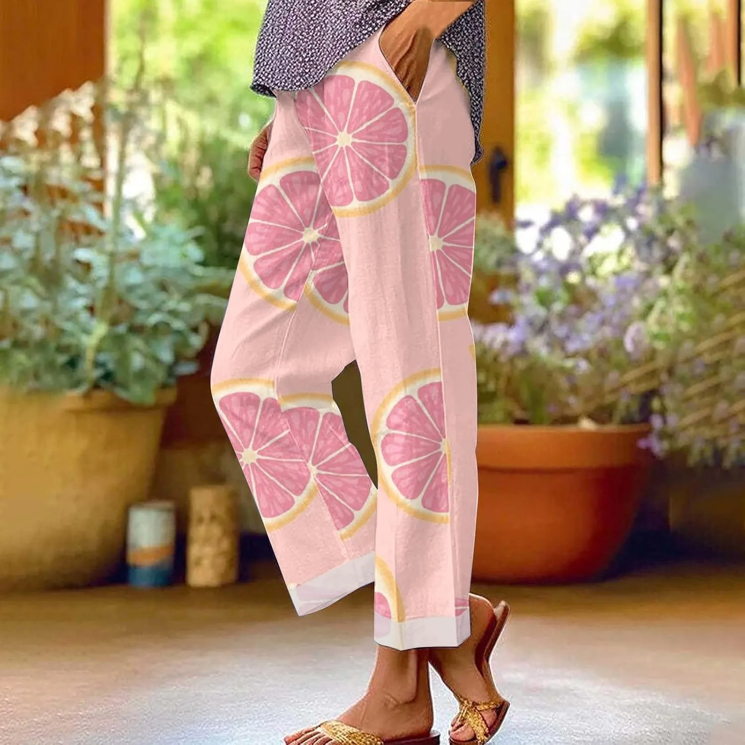 Linen Work Pants Women Plus Size Spring Womens Pants Dressy Casual Linen Womens Hemp Linen Yoga Pants