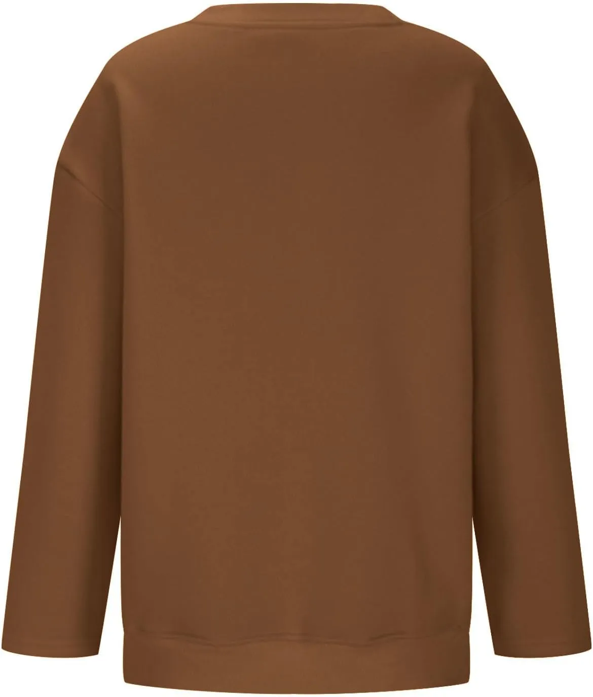 Long Sleeve Oversized Hoodies Sweatshirts For Women Winter Crew Neck Long Sleeve Pullover Tunic Teen Tops Clothes