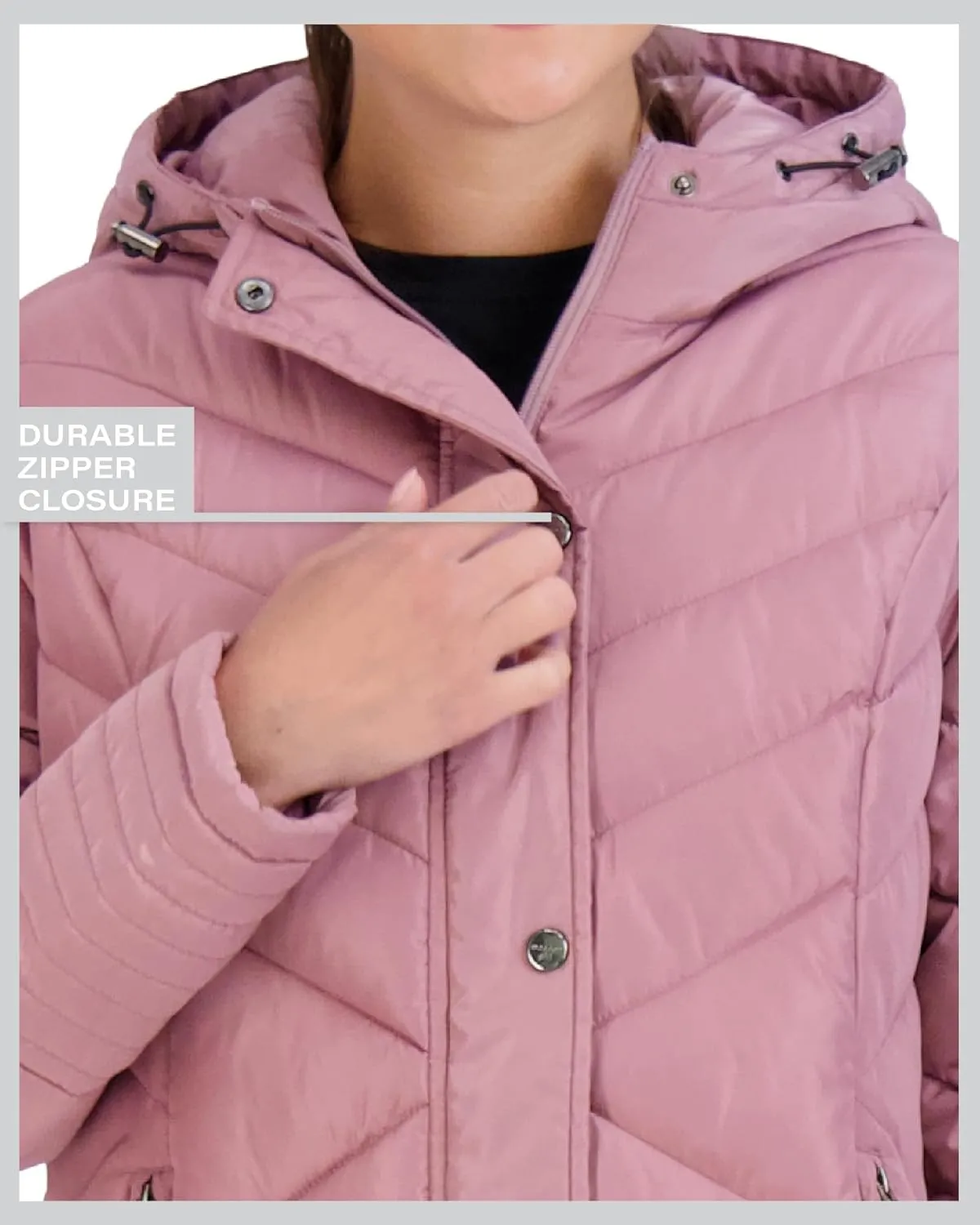 Madden Girl Women's Maxi Puffer Jacket - Long Quilted Puffer Coat (Sizes: S-3X)