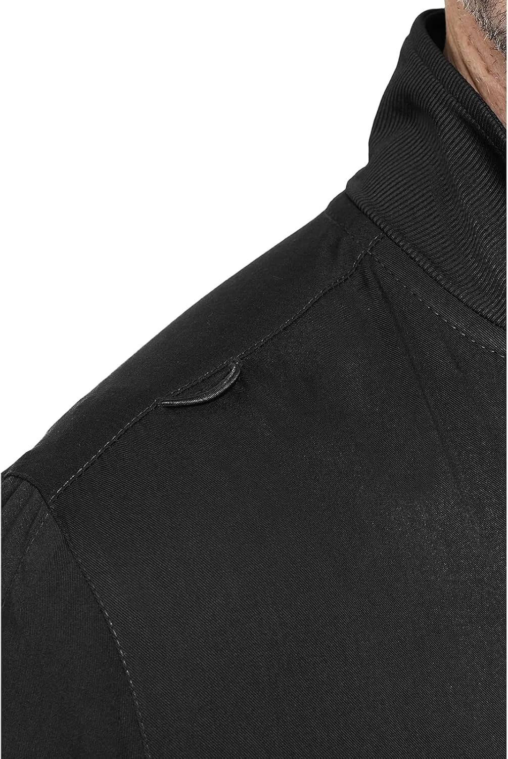 Med Couture Men's Warm-Up Jacket with 3 Pockets, Zip Front Closure and 2-Way Stretch Fabric - MC7678