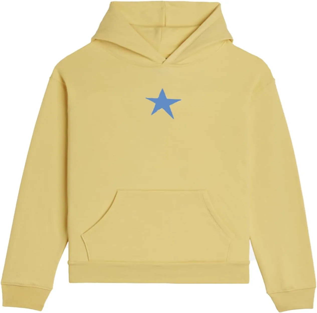 Meiweileya Womens Y2k Star Graphic Print Hoodies Oversized Aesthetic Long Sleeve Pullover Tops