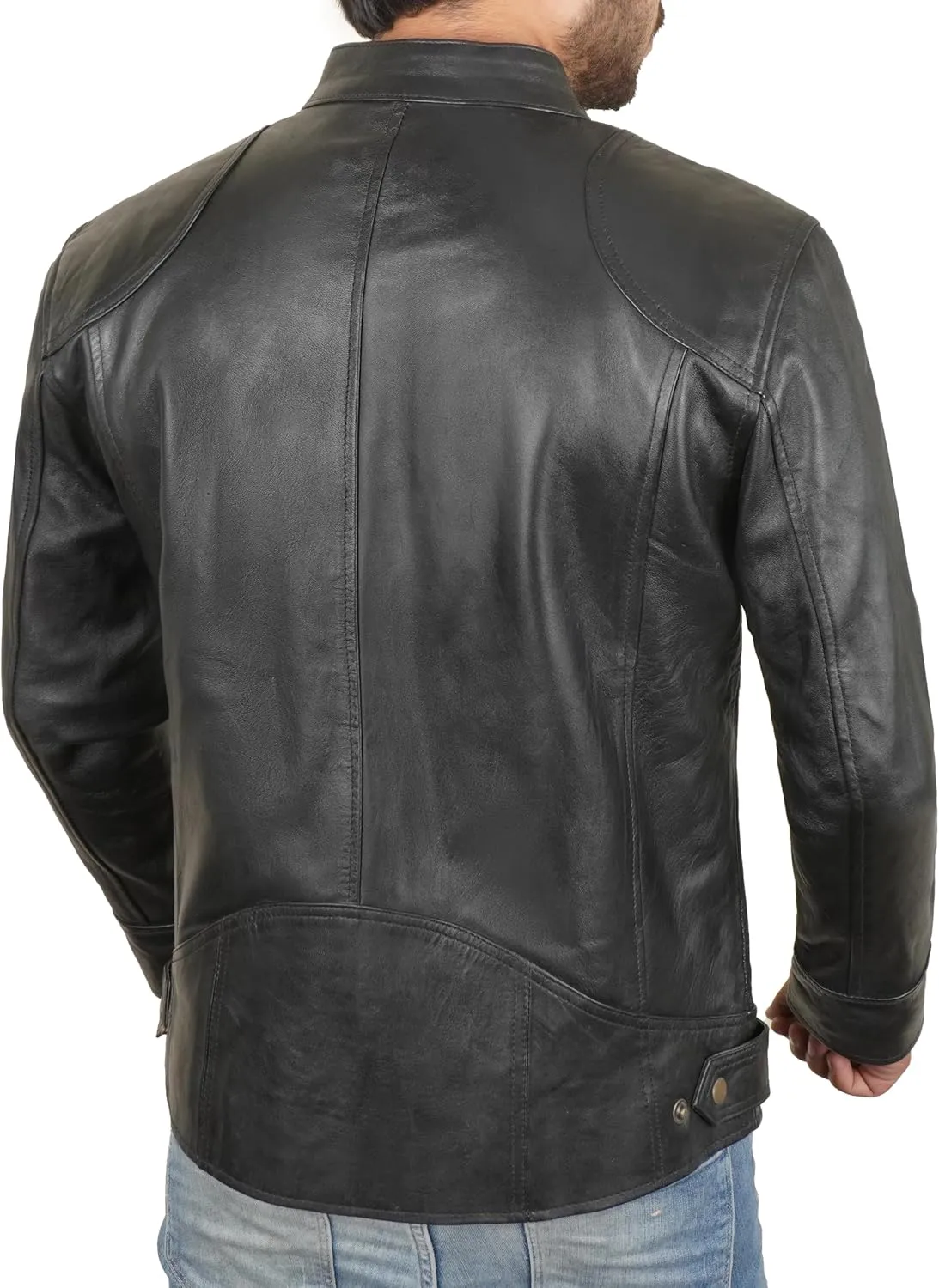 Men Leather Jacket - Genuine Leather Jacket for Men