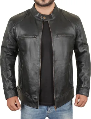 Men Leather Jacket - Genuine Leather Jacket for Men