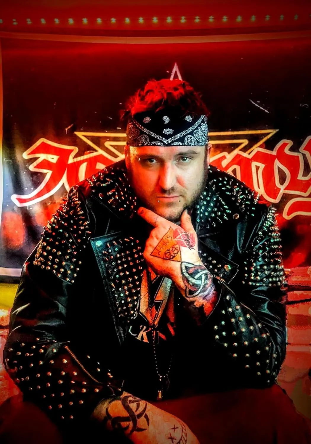 Mens Brando Studded Jacket Black Motorcycle Rock Punk Spiked Brando Biker Genuine Leather Jacket