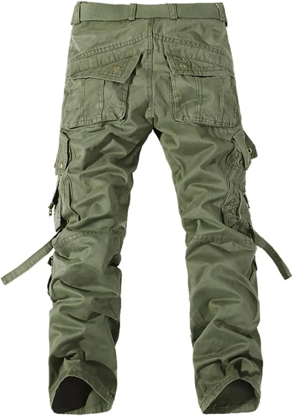 Men's Casual Military Pants, Tactical Wild Army Combat ACU Rip Stop Camo Cargo Work Pants Trousers with 6 Pockets