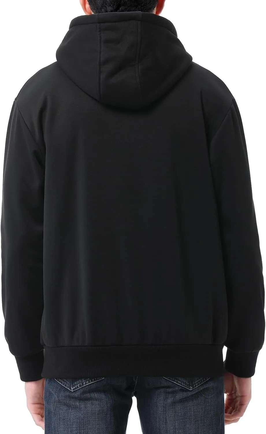 Men's Fashion Hoodies Sweatshirts Loose Fit Heavyweight Quarter-Zip Sweatshirt Fleece-Lined Pullover
