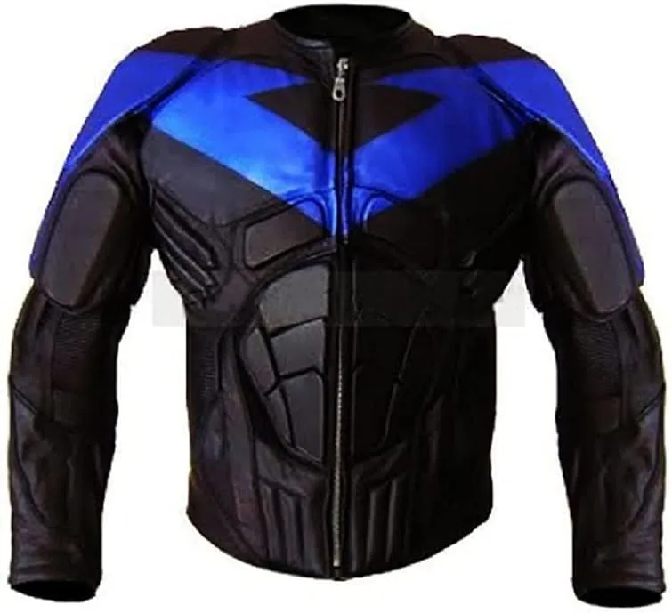 Mens Racing Motorcycle Padded Armored Distressed Brown Cowhide Leather Jacket