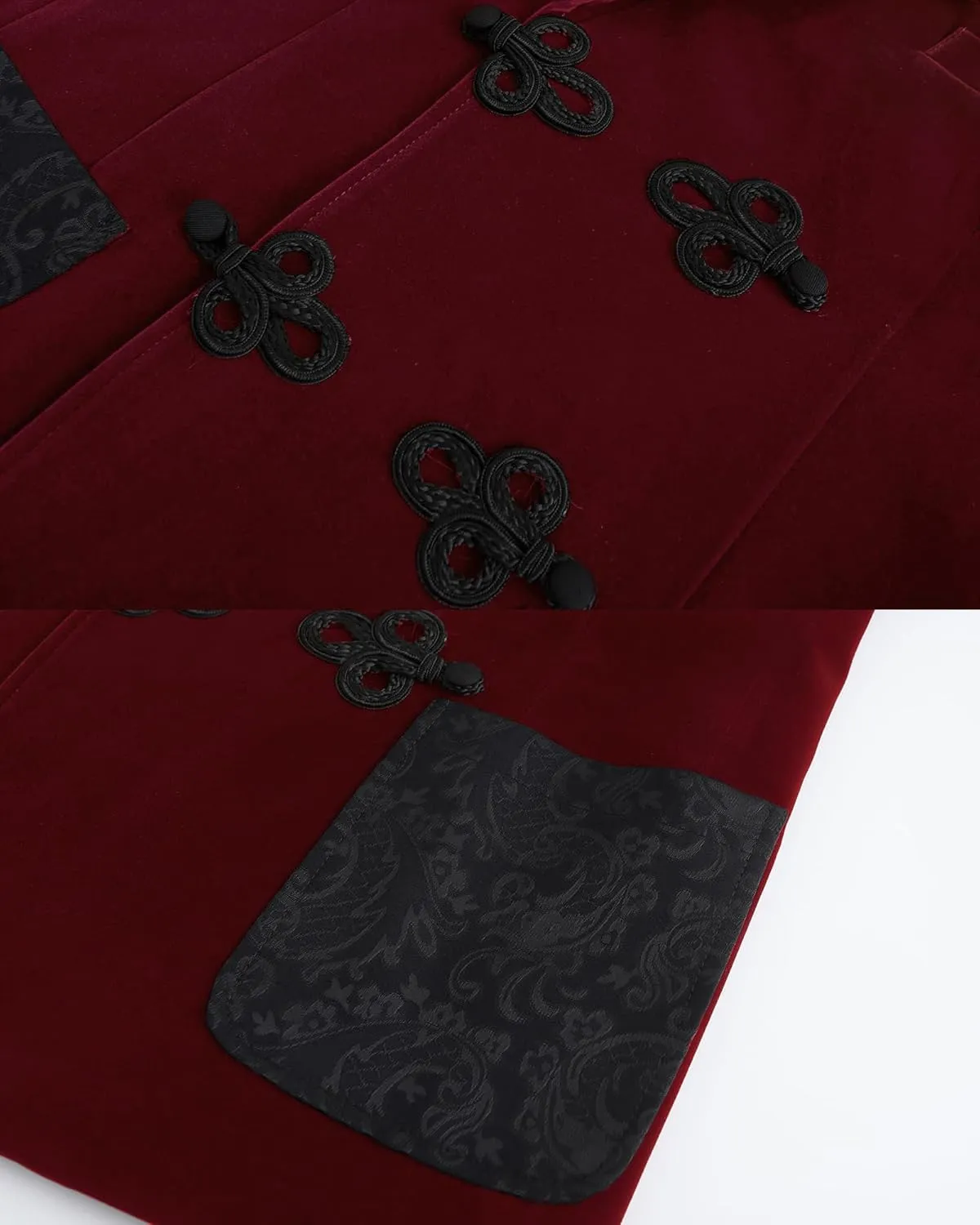 Men's Smoking Jacket Jacquard Peaked Lapel Double Breasted Stylish Blazers Coat Evening Party Wear