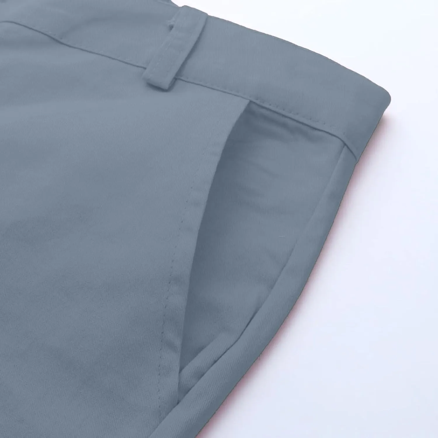 Men's Waterproof Hiking Pants Slim Fit Joggers Stretch Quick Dry Outdoor Pants with Pockets Skinny Buttoned Trousers