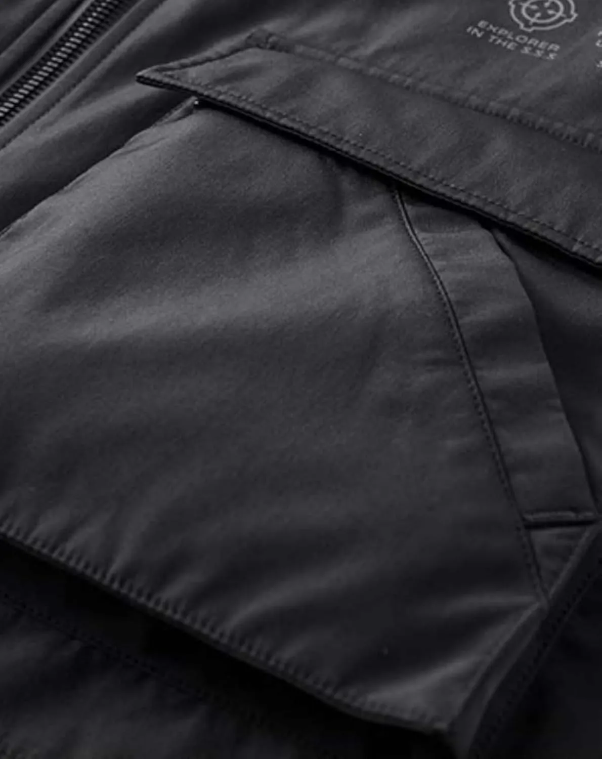 MFCT Men's Techwear Waterproof Windbreaker with Funnel Hoodie