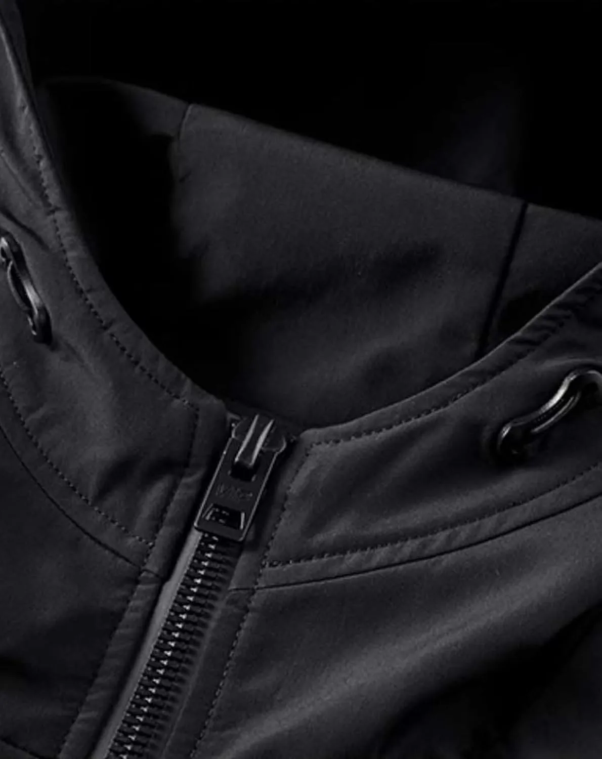 MFCT Men's Techwear Waterproof Windbreaker with Funnel Hoodie