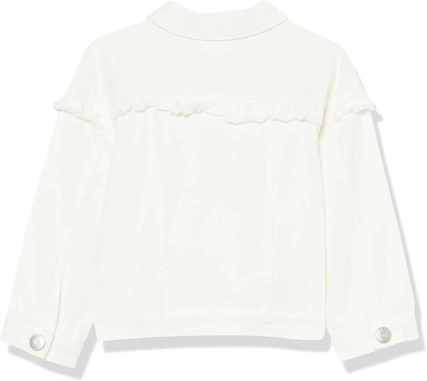 Mud Pie Girl White Denim Jacket