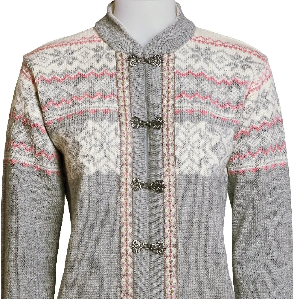 Norlender Norwegian 100% Wool Voss Cardigan Sweater w/Free 100% Wool Ski Cap