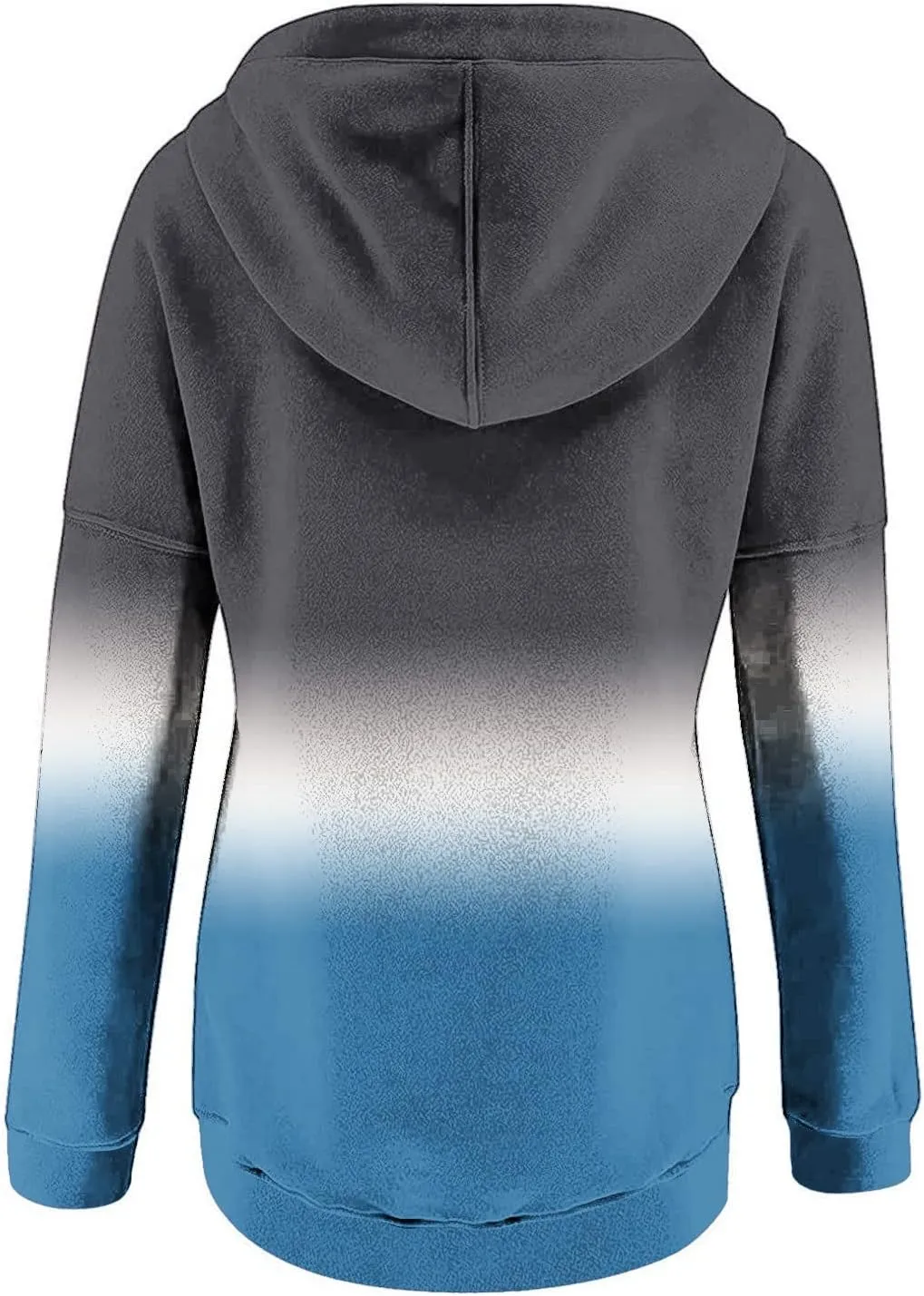 Oversized Hoodies for Women Fall Fashion Button Down Loose Fit Sweatshirt Long Sleeve Cute Drawstring Workout Hoodie