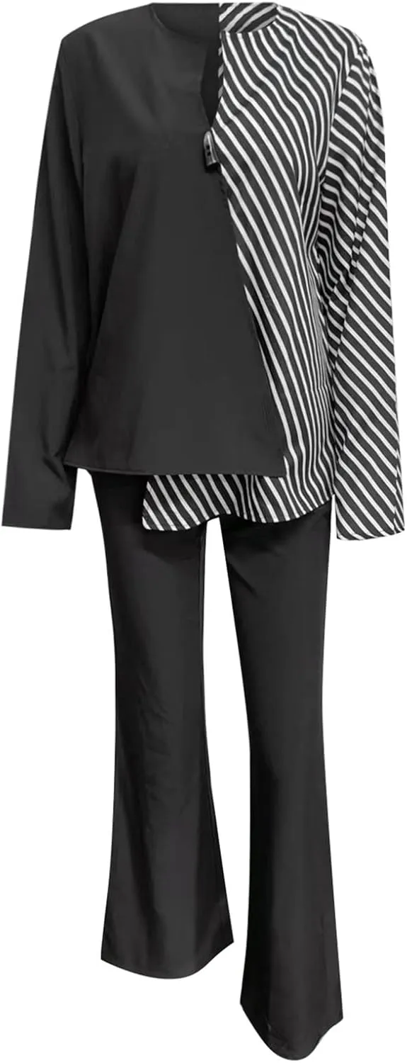 Pants Suits for Women Dressy Sexy 2023 Trendy Blazer and Pants Set Business Wedding Pant Suits Formal 2 Piece Outfits