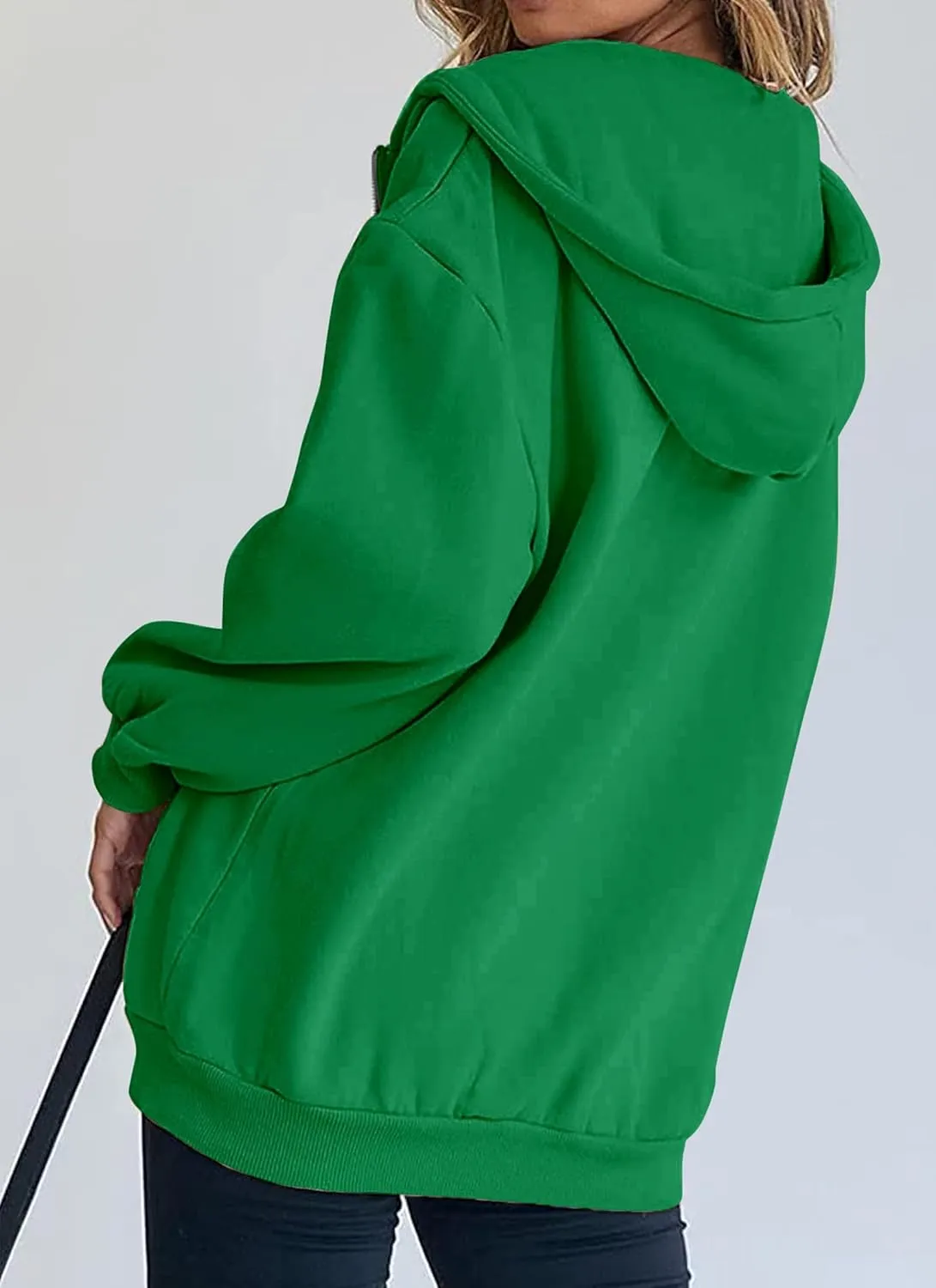 PRETTYGARDEN Women's Zip Up Y2K Hoodies Casual Long Sleeve Track Jackets with Pockets
