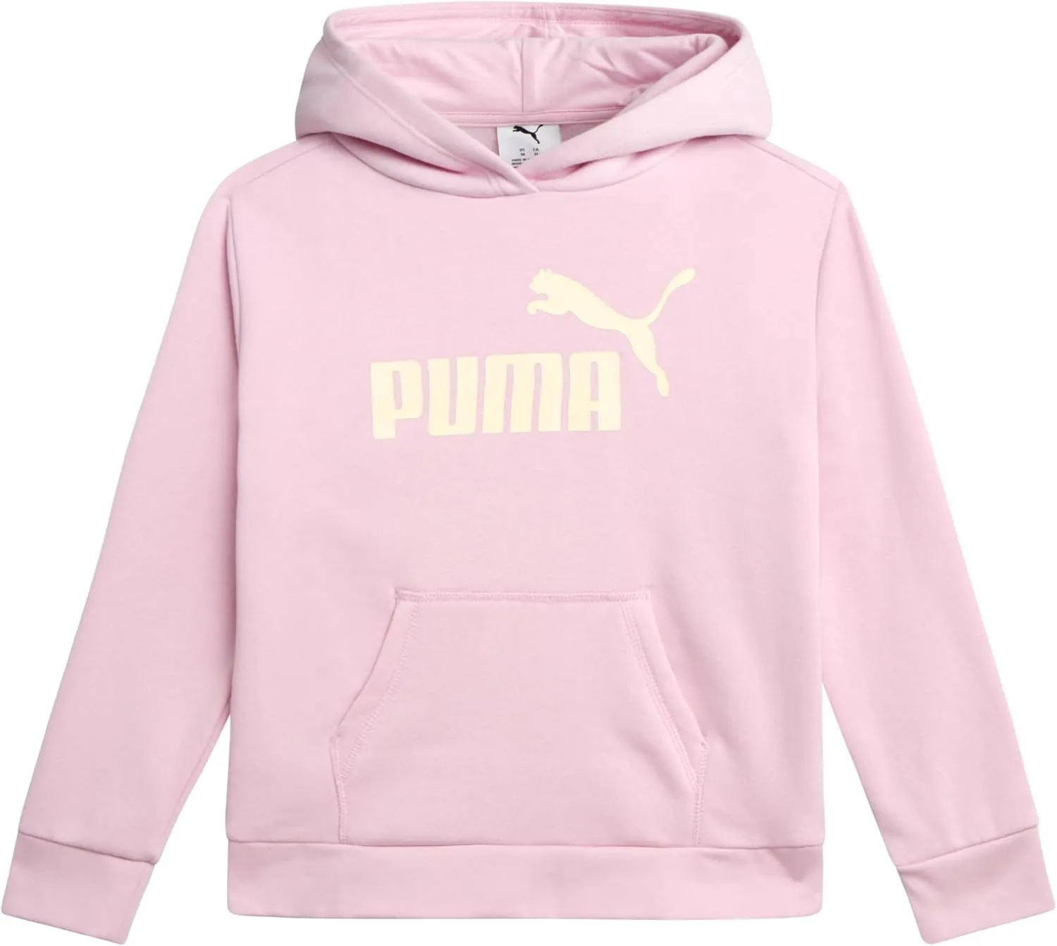 PUMA Girls' Sweatshirt - Performance Fleece Pullover Graphic Hoodie for Girls (7-16)