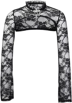 Punk Shrug for Women or Teen Girls Gothic Goth Crop Top