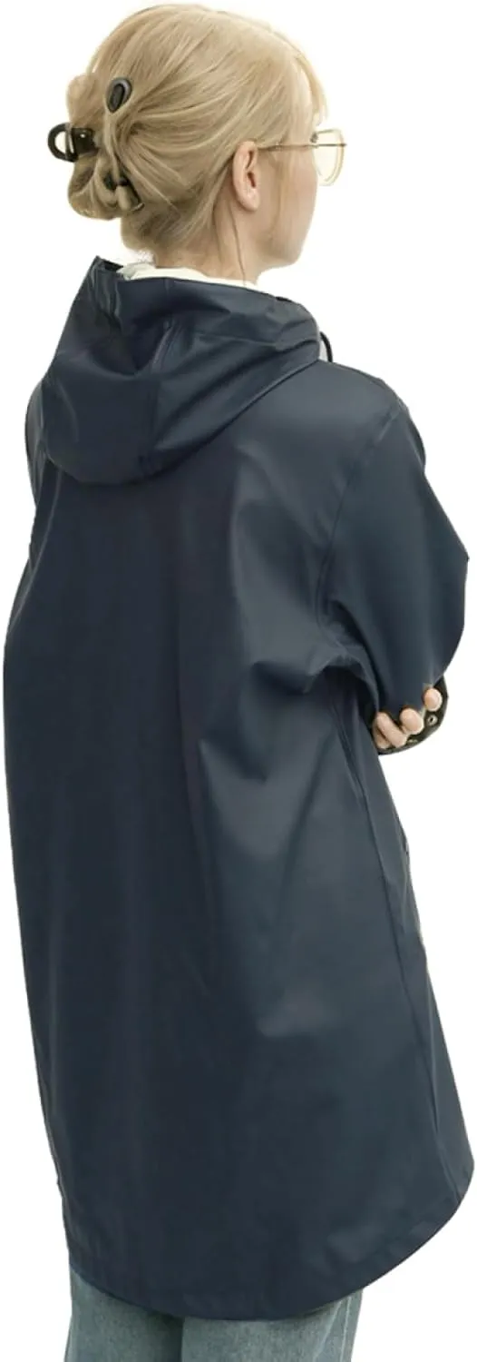 Rain Jackets for Women, Rain Coats Long Hooded Outdoor Waterproof Windbreaker Women's Trench Coat