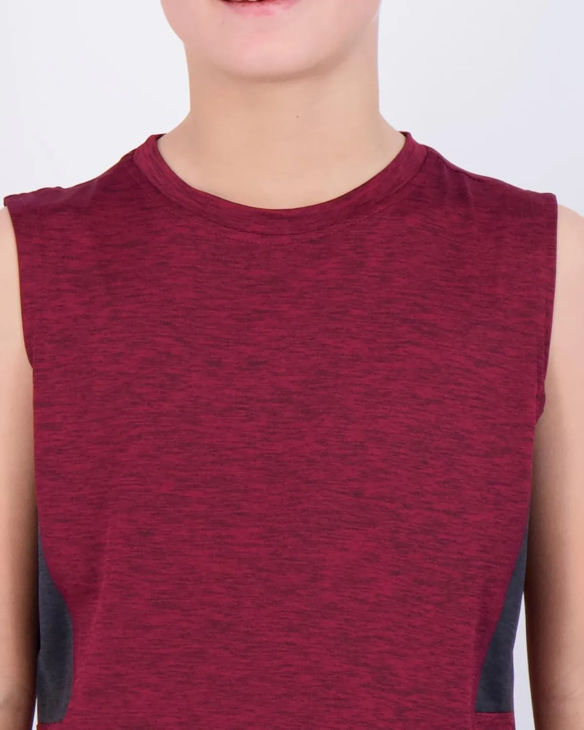 Real Essentials 5 Pack: Boys Dry-Fit Active Athletic Performance Tank Top