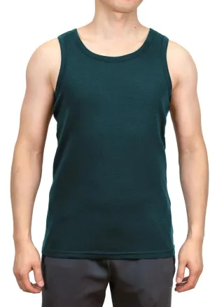 SHEEP RUN 100% Merino Wool Men's Lightweight Moisture Wicking Breathable Tank Top