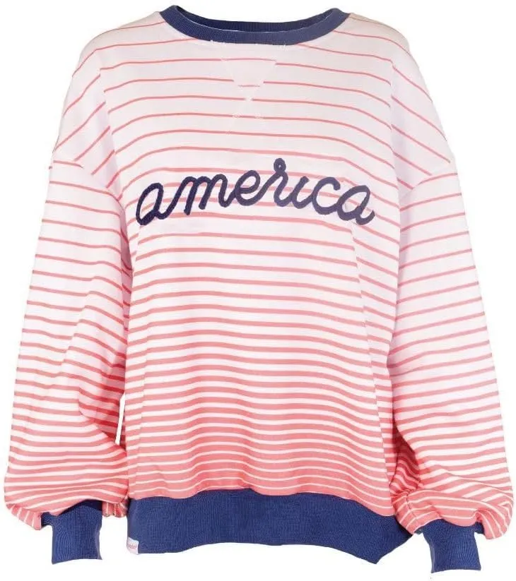 Simply Southern French Terry Crew Neck Sweater