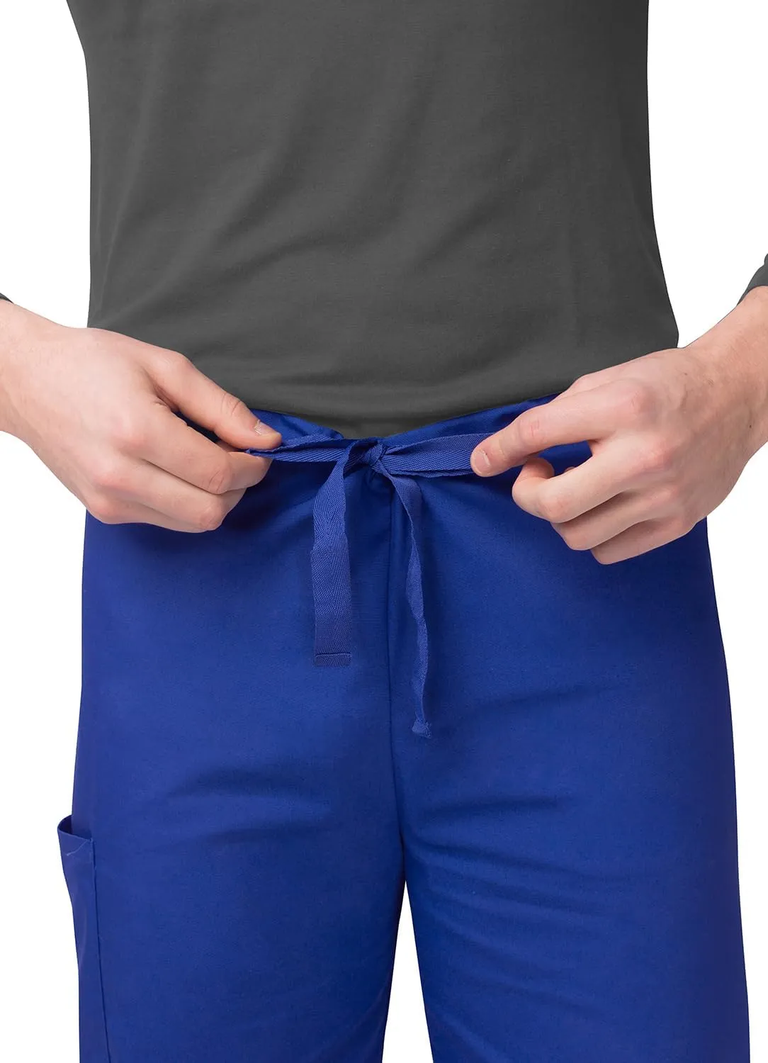 Sivvan Unisex Scrubs - Classic V-Neck Top & Drawstring Pants Scrub Set