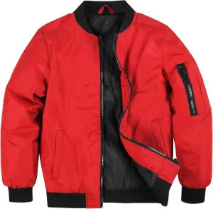 SNOW DREAMS Boys Girls Bomber Jacket Flight Jackets Spring Varsity Jacket