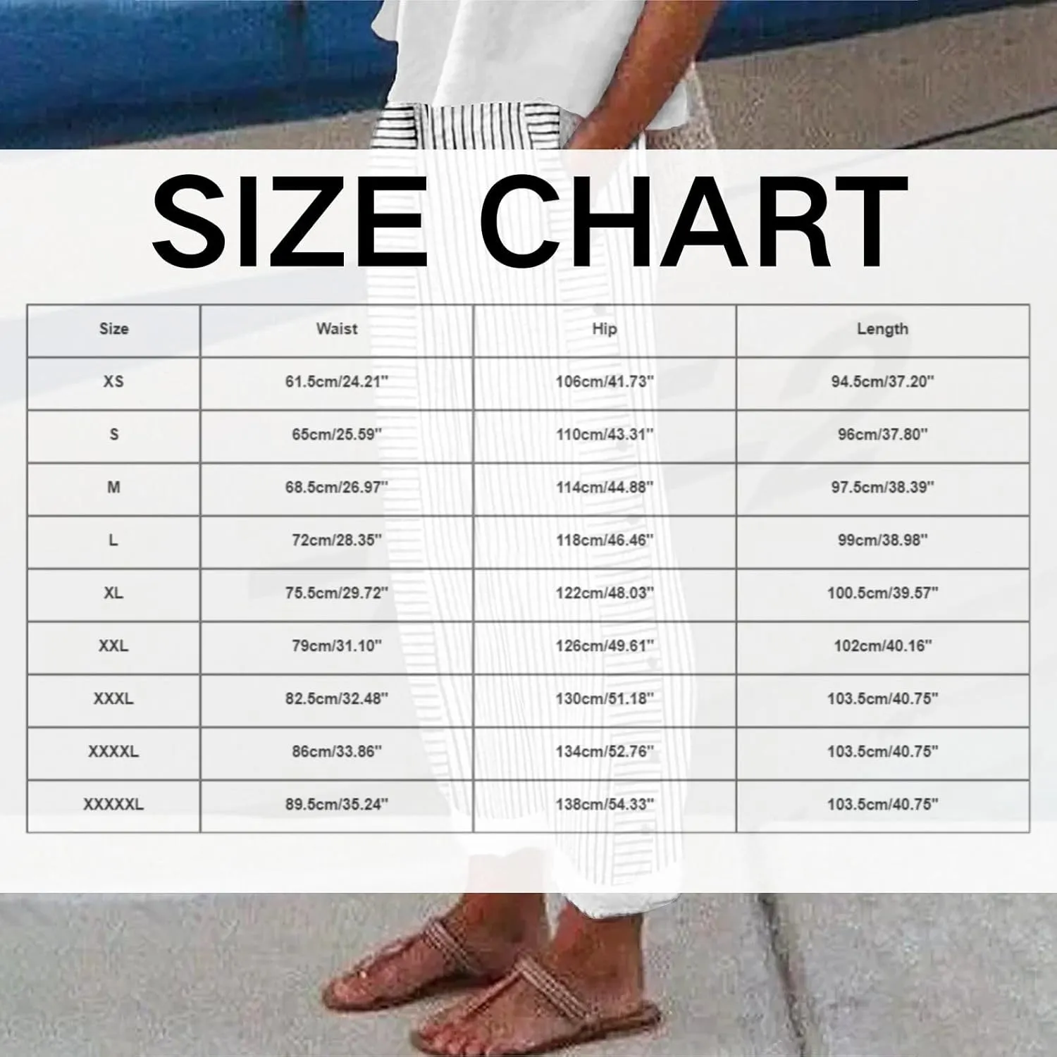 Striped Linen Pants Women Capri Gauze Side Button Elastic Waist Lightweight Casual Summer Beach Cropped Trousers 2025