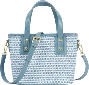 Summer Hobo Purse Women's Straw Top Handle Handwoven Crochet Crossbody Shoulder