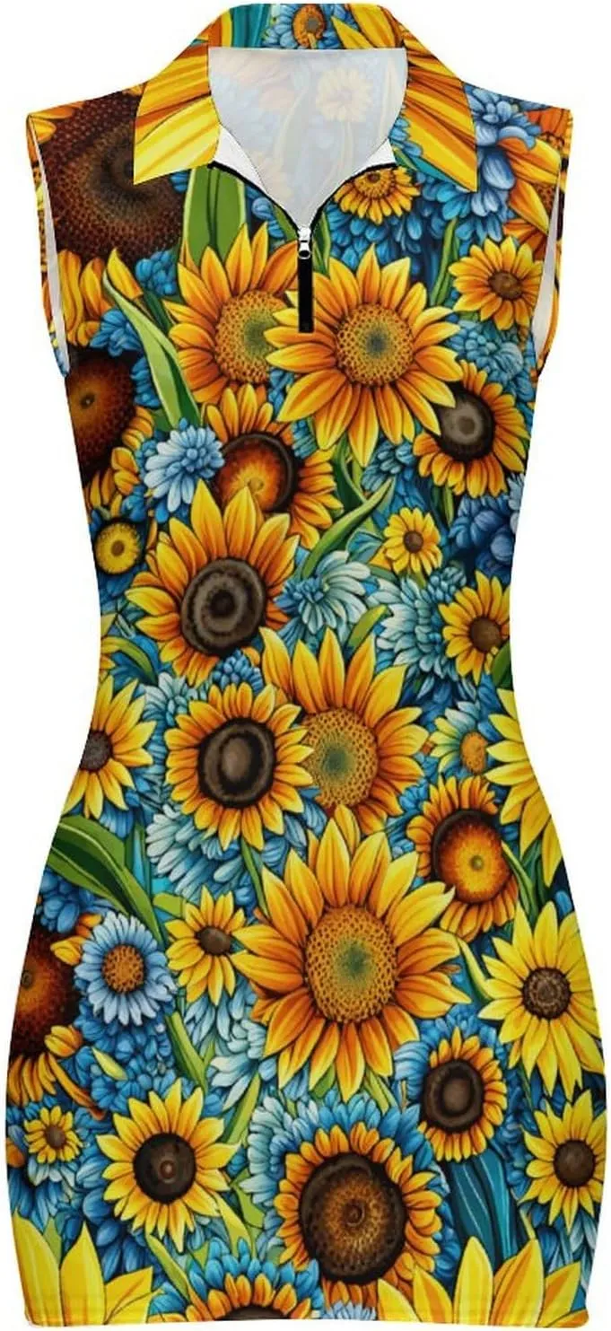 Sunflower Medium Sleeved T-Shirt for Womens Summer Autumn Winter Creativity Top