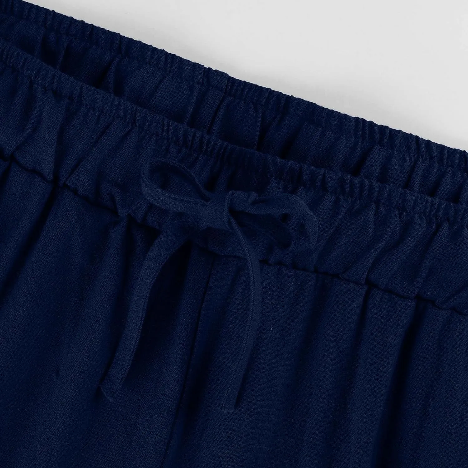Sweatpants Women,Pants Petite, High Rise Baggy Wide Leg Golf Cotton Linen Trousers with Pockets