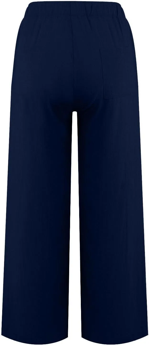 Sweatpants Women,Pants Petite, High Rise Baggy Wide Leg Golf Cotton Linen Trousers with Pockets