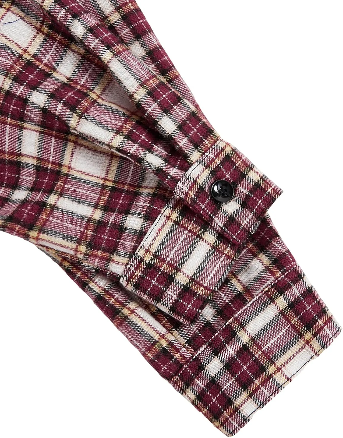 SweatyRocks Women's Casual Plaid Long Sleeve Hooded Sweatshirt Drop Shoulder Drawstring Hoodie with Pocket