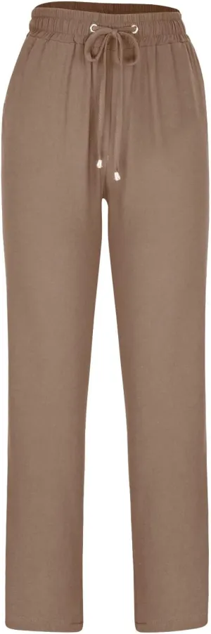 TARIENDY Pants for Women Dressy Casual High Waisted Lounge Trousers Elastic Workout Pants Loose Fitting Yoga Pant
