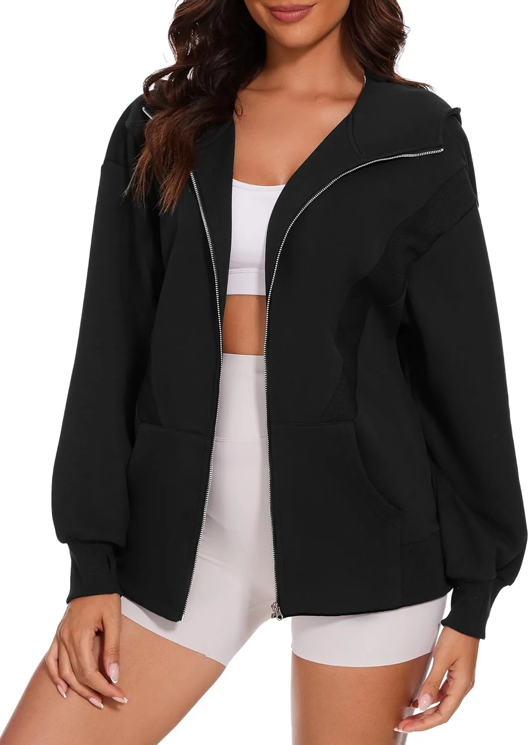 Taurus Womens Zip Up Hoodies Oversized Long Sleeve Sweatshirt Fall Y2K Hoodie Jacket with Pockets