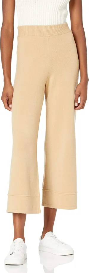 The Drop Women's Bernadette Pull-on Loose-fit Cropped Sweater Pant