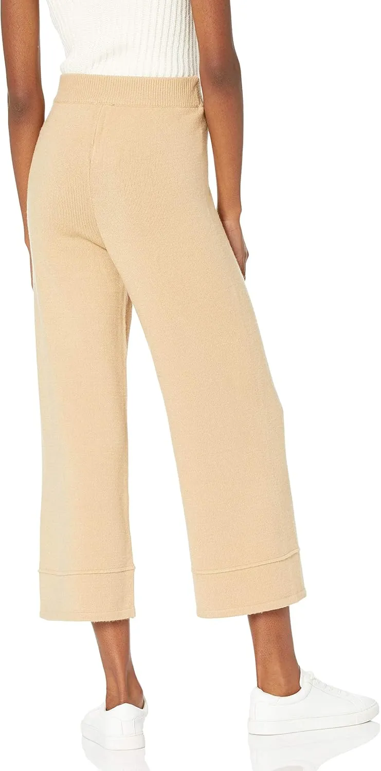 The Drop Women's Bernadette Pull-on Loose-fit Cropped Sweater Pant