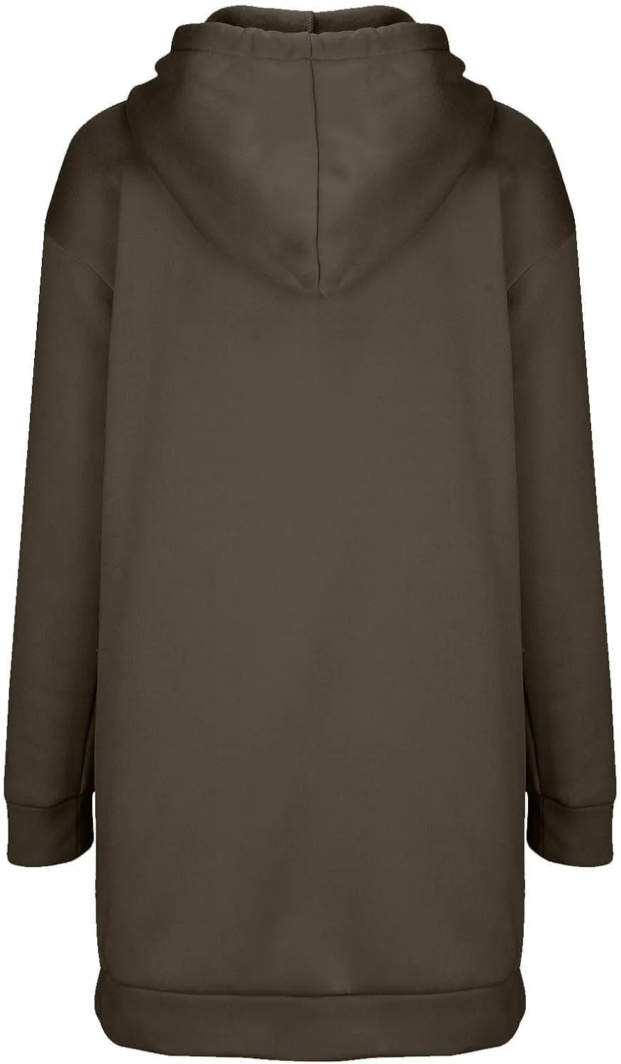 The Warmy Oversized Hoodie Dress for Womens Long Sleeve Pullover Tops with Pocket Fashion Fall Winter Hood