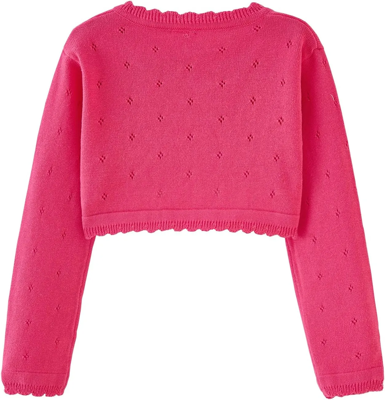 Toddler Girls Knit Cardigan Sweater Kids Bowknot Long Sleeve Dress Cover Up Size 12M-6T